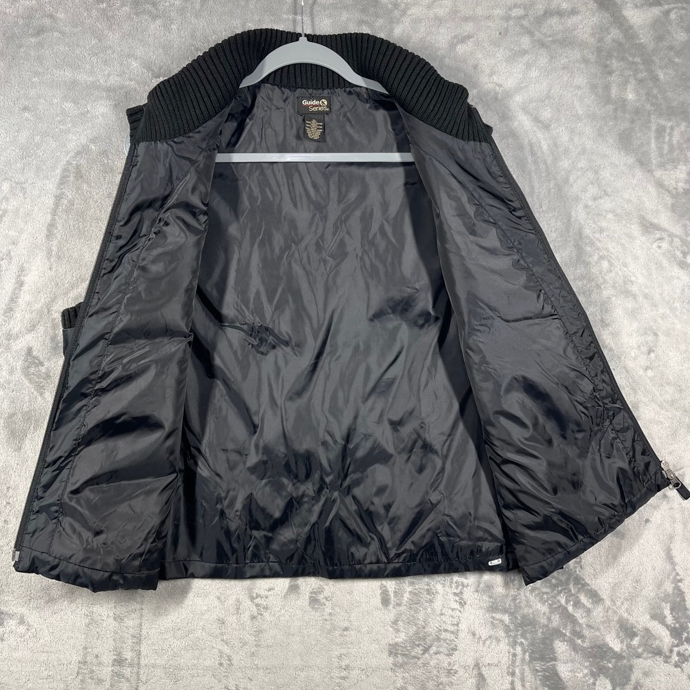 Guide Series Puffer Vest Women's XL Black Quilted Zip Up Sleeveless Down Blend - Picture 5 of 8